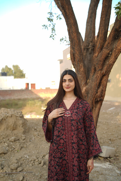 Black Sultani Kaftan