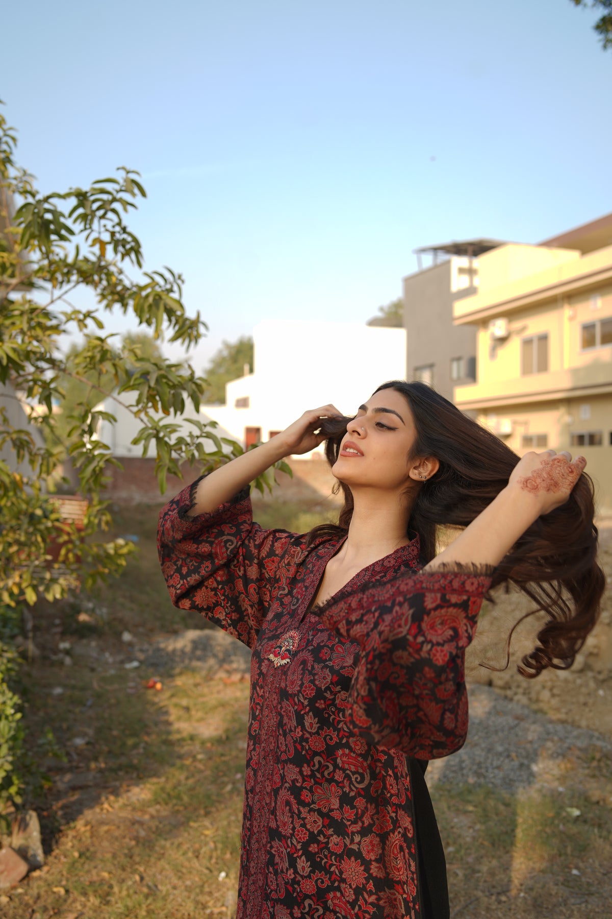 Black Sultani Kaftan