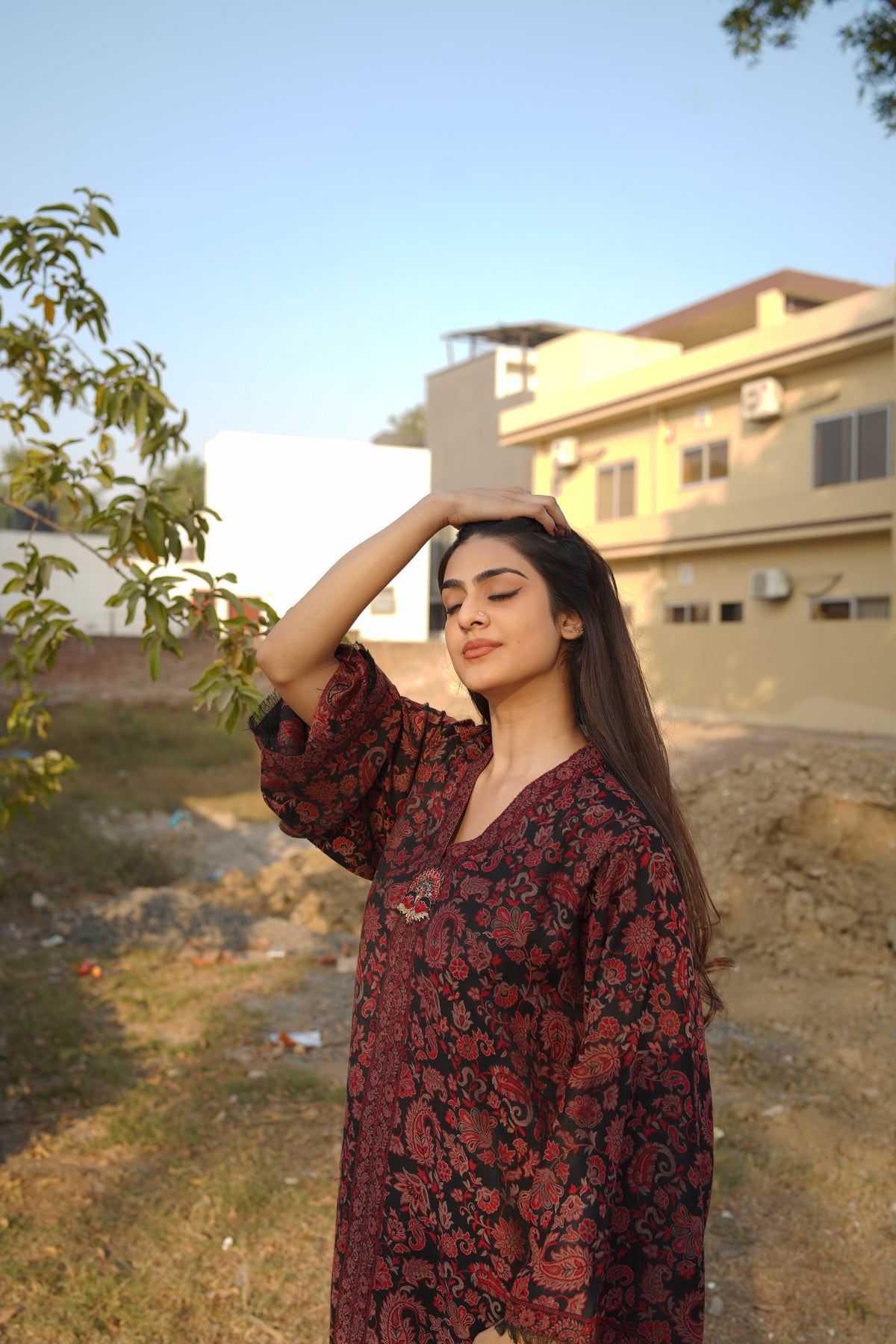 Black Sultani Kaftan