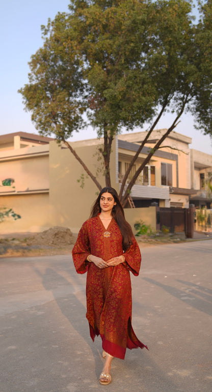 Red Sultani Kaftan